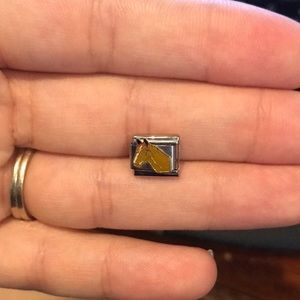 Italian Charm Bracelet Brown Black Horse Charm